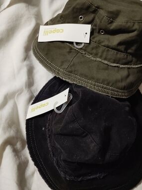 Capelli of New York Bucket Hat - Olive and Black